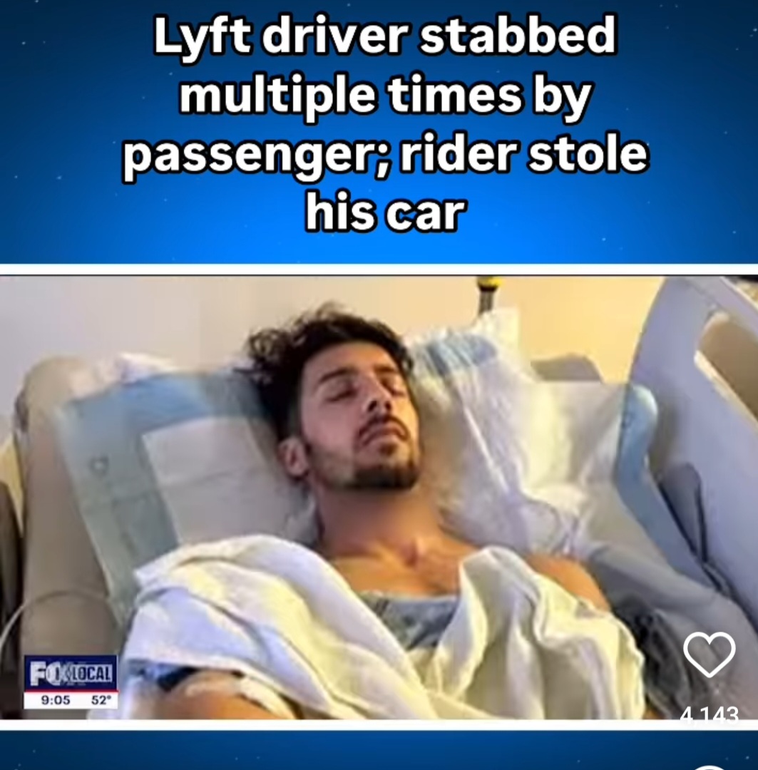 19 year old Antwain Williams tries to slit lyft drivers throat